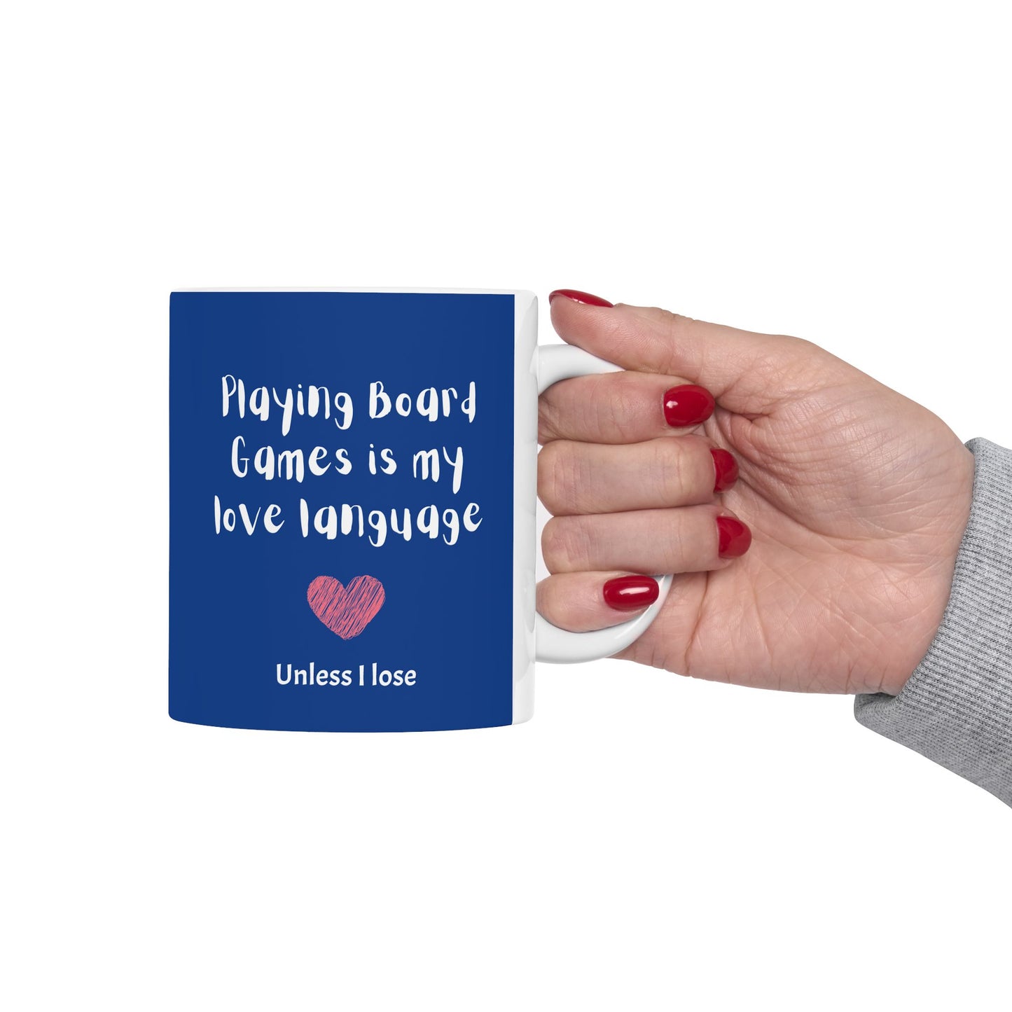 Playing Board Games is My Love Language | Cute and Funny Ceramic Coffee Cup | Gaming Mug | 11oz/0.33 l
