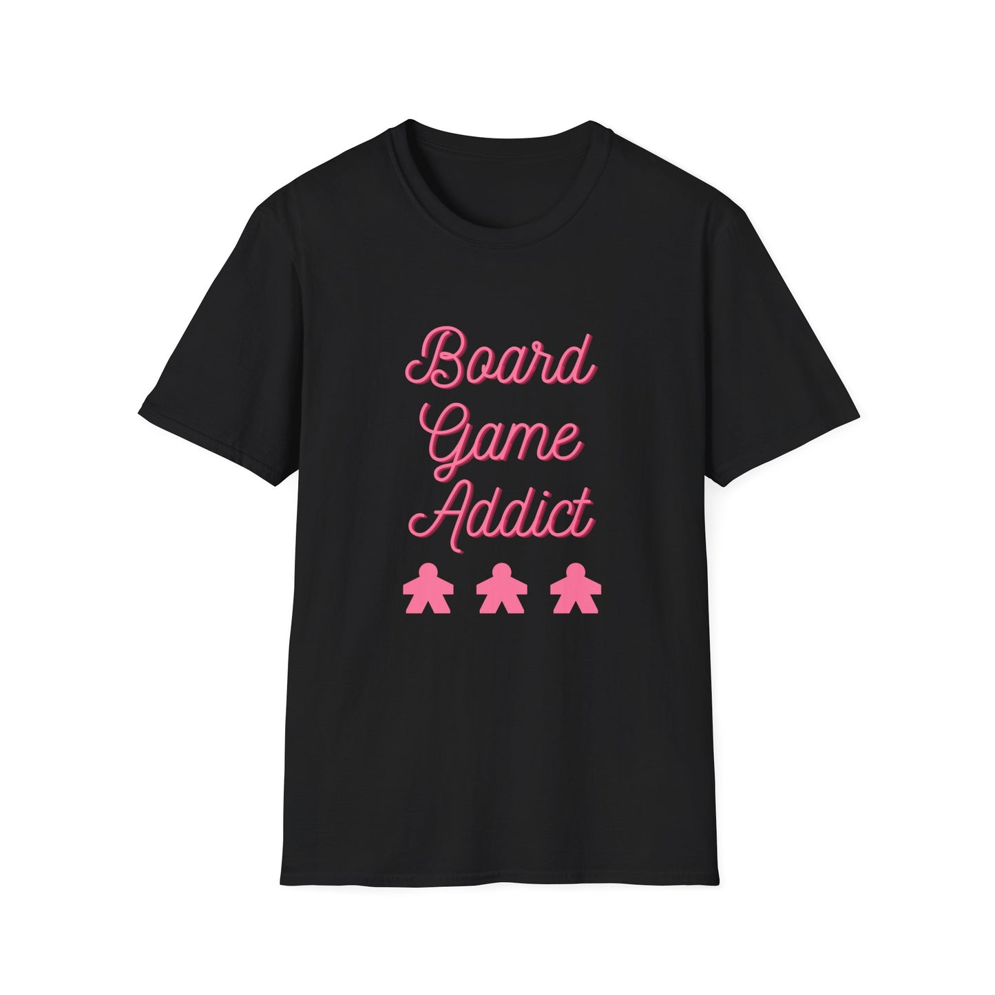 Board Games Addict_Pink | Funny Gaming T shirt | Cute and Funny Unisex Clothing | Gamers T shirt