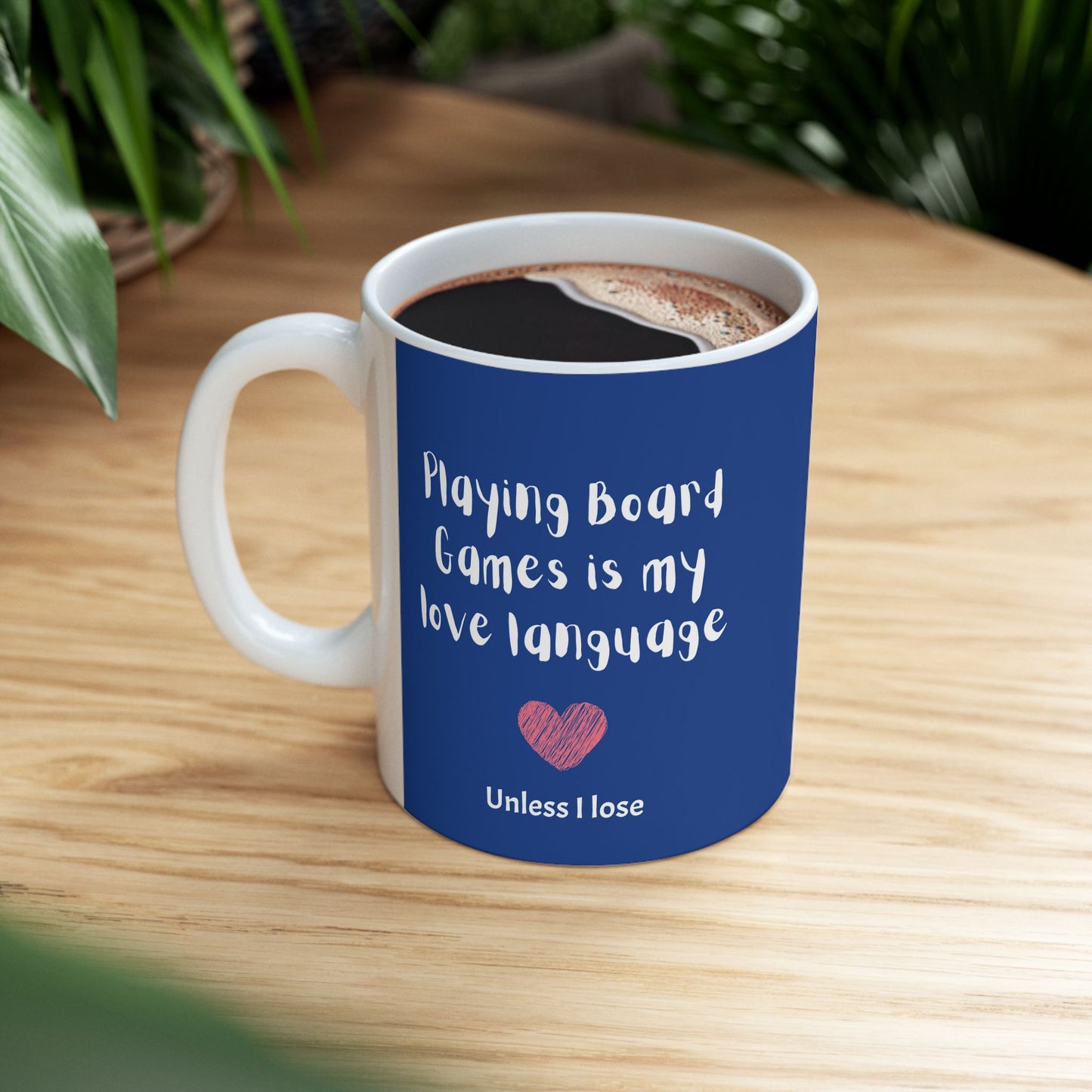 Playing Board Games is My Love Language | Cute and Funny Ceramic Coffee Cup | Gaming Mug | 11oz/0.33 l