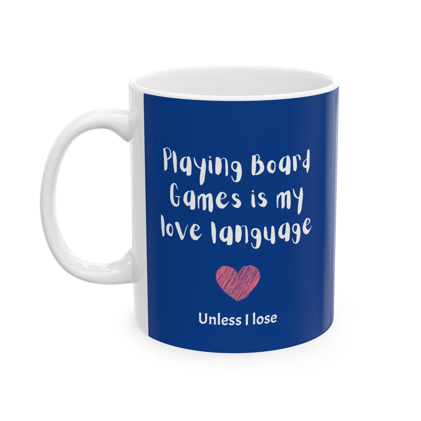 Playing Board Games is My Love Language | Cute and Funny Ceramic Coffee Cup | Gaming Mug | 11oz/0.33 l