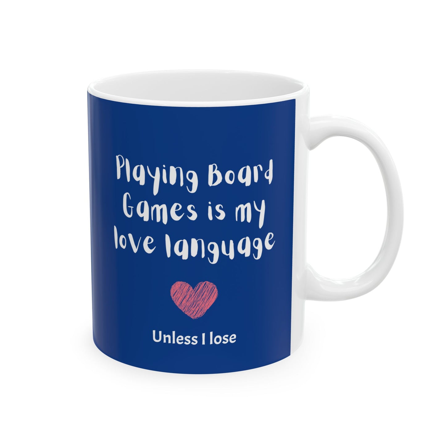 Playing Board Games is My Love Language | Cute and Funny Ceramic Coffee Cup | Gaming Mug | 11oz/0.33 l