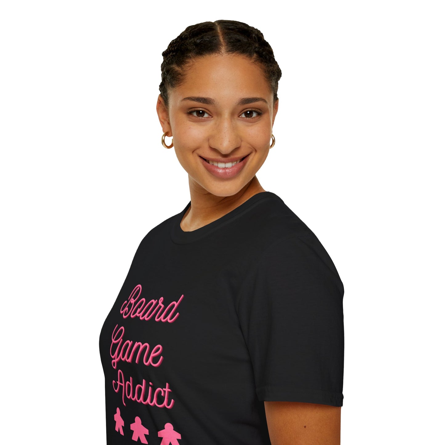 Board Games Addict_Pink | Funny Gaming T shirt | Cute and Funny Unisex Clothing | Gamers T shirt