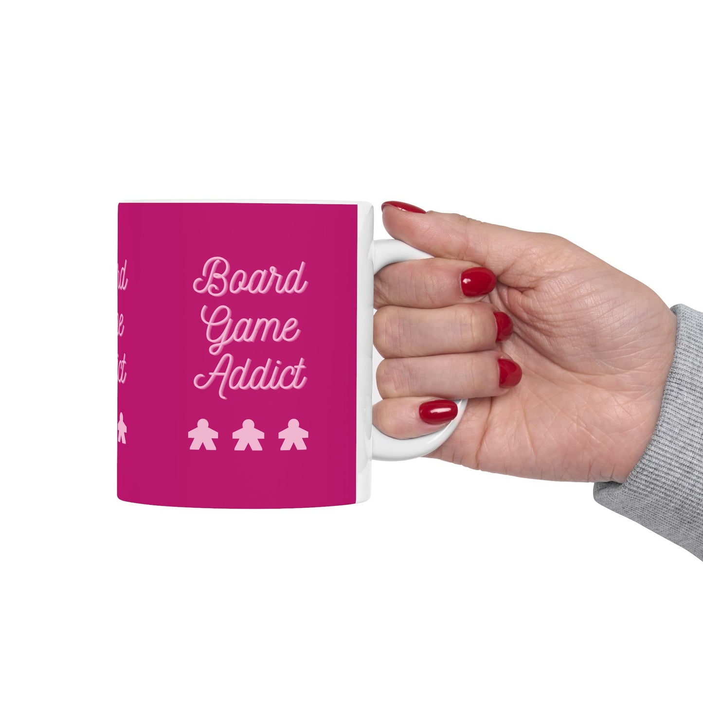Board Games Addict | Cute and Funny Ceramic Coffee Cup | Gaming Mug | 11oz/0.33 l