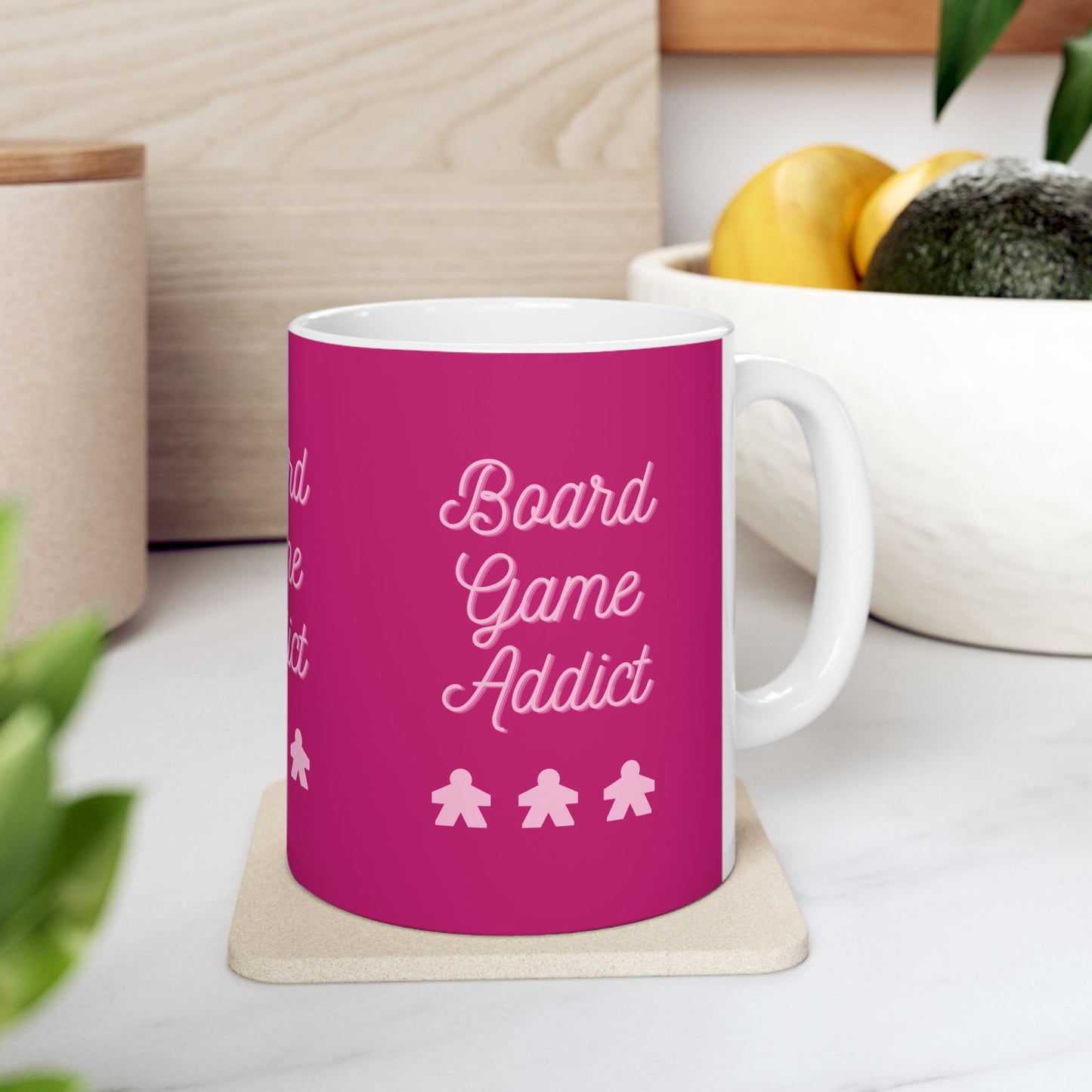 Board Games Addict | Cute and Funny Ceramic Coffee Cup | Gaming Mug | 11oz/0.33 l