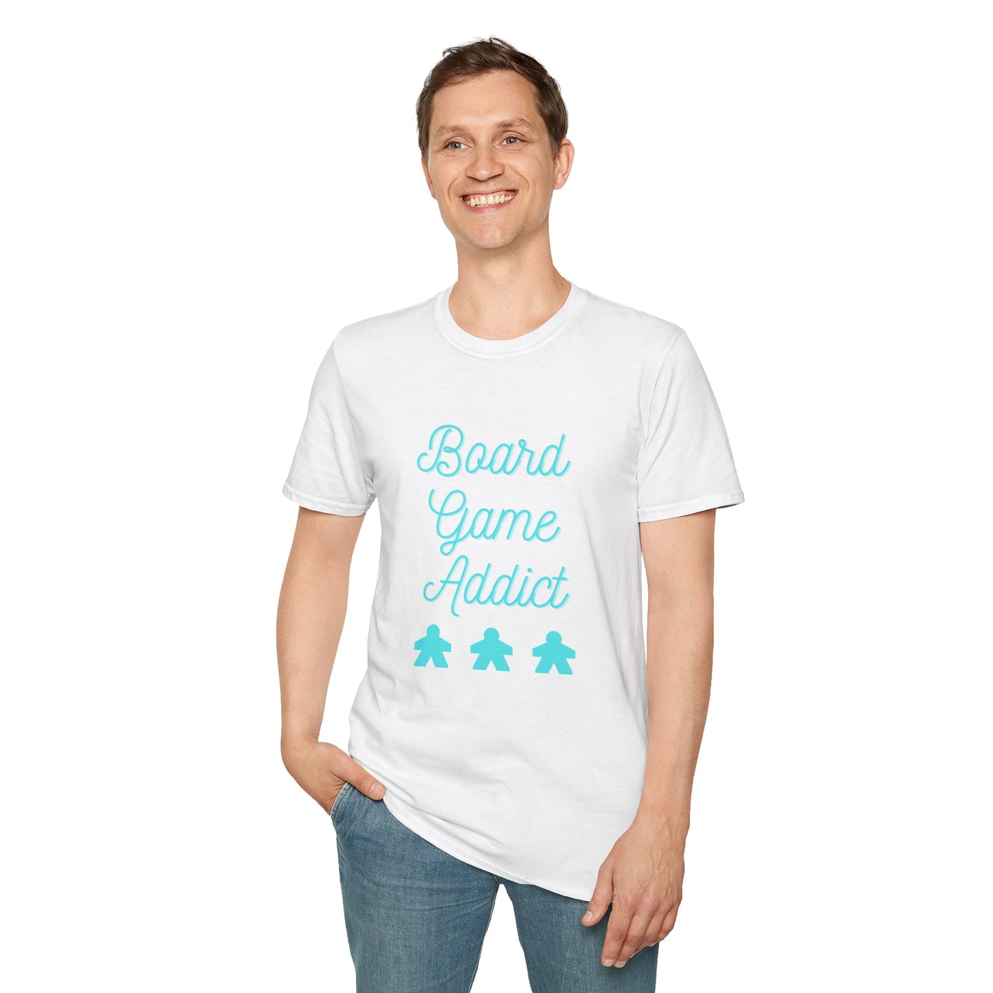 Board Games Addict_Blue | Funny Gaming T shirt | Cute and Funny Unisex Clothing | Gamers T shirt