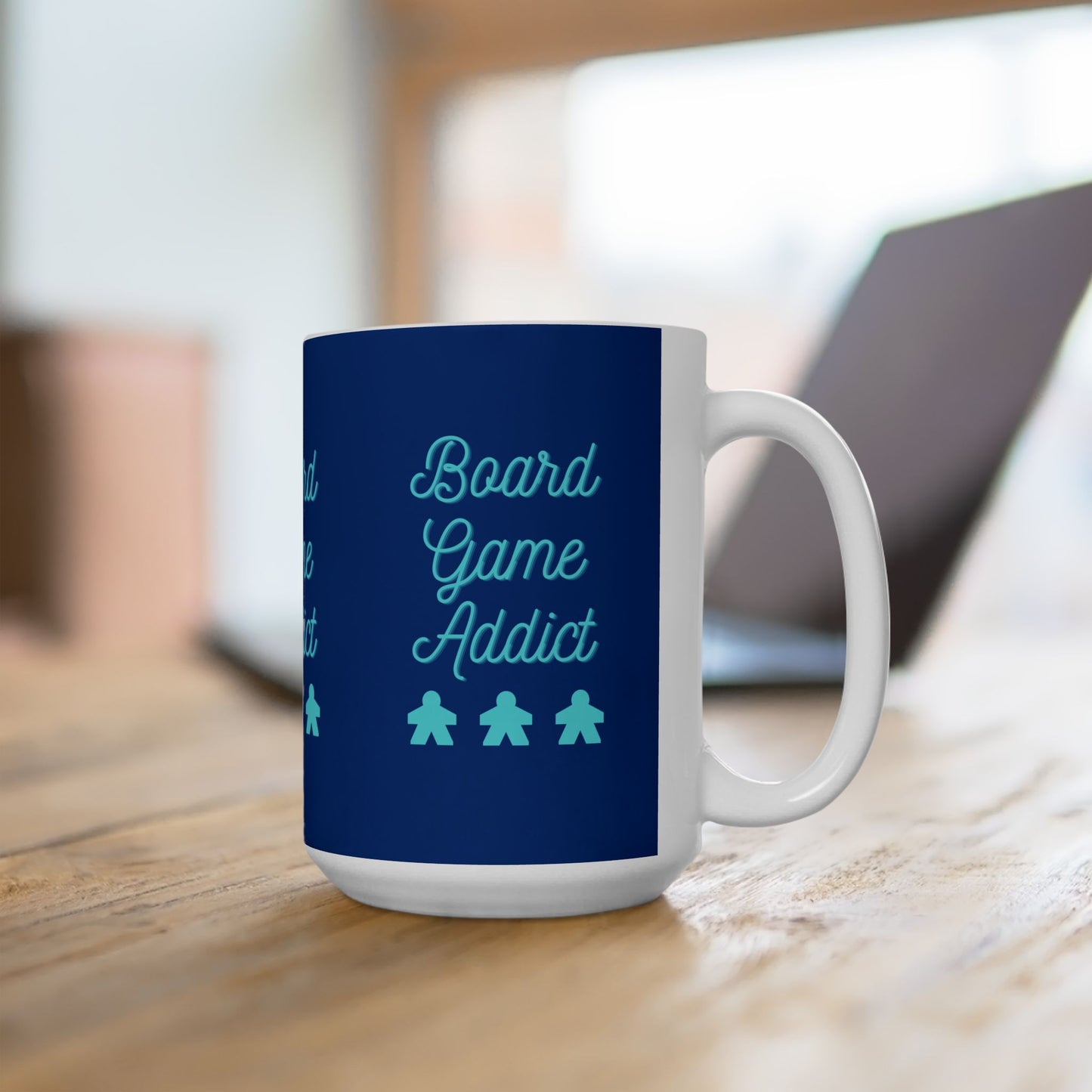 Board Games Addict | Cute and Funny Ceramic Coffee Cup | Gaming Mug | 11oz/0.33 l