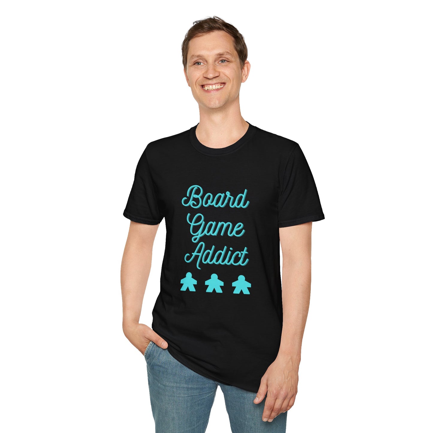 Board Games Addict_Blue | Funny Gaming T shirt | Cute and Funny Unisex Clothing | Gamers T shirt