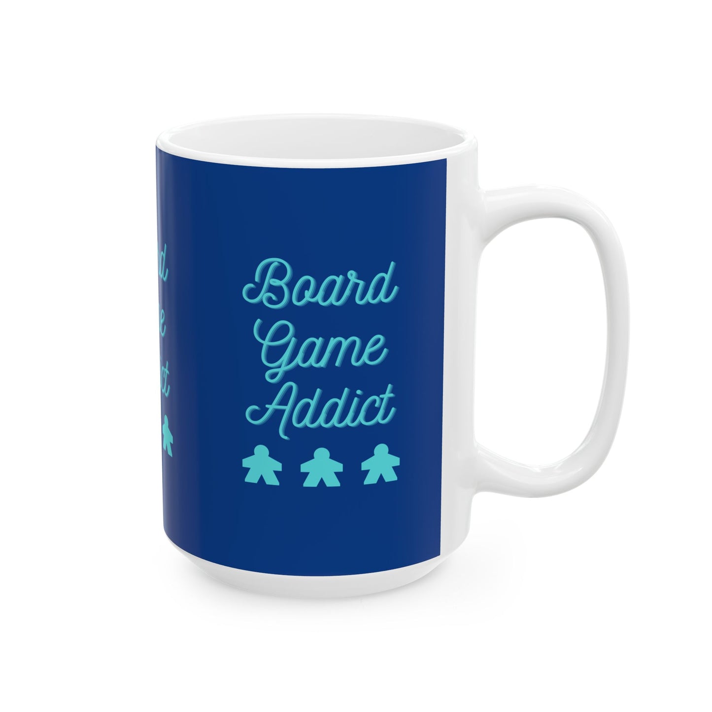 Board Games Addict | Cute and Funny Ceramic Coffee Cup | Gaming Mug | 11oz/0.33 l