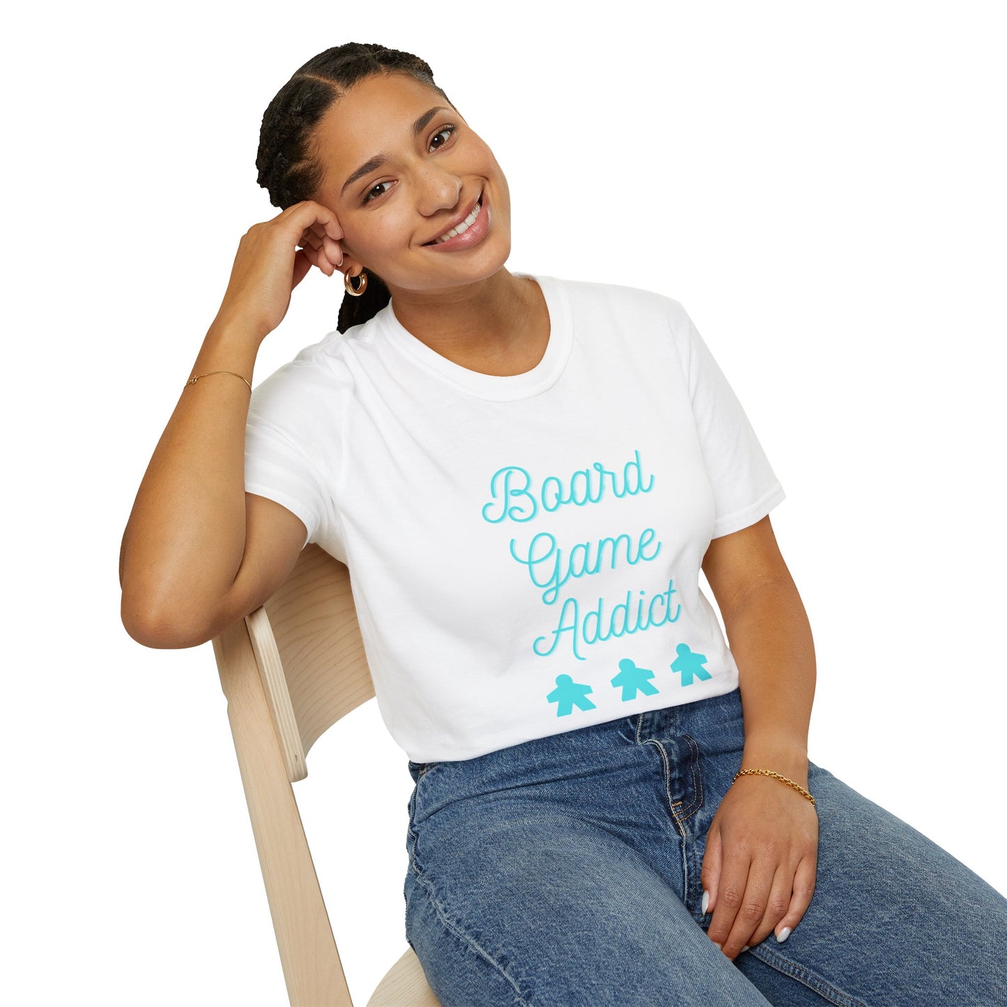 Board Games Addict_Blue | Funny Gaming T shirt | Cute and Funny Unisex Clothing | Gamers T shirt
