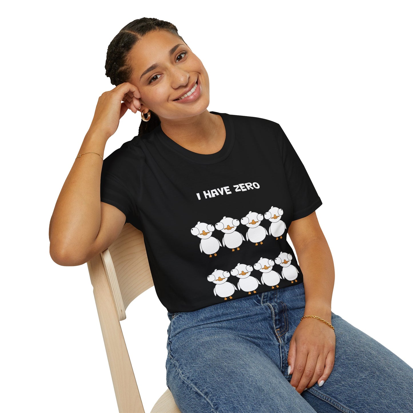 I Have Zero Ducks to Give | Dippy Duck T shirt | Cute and Funny Unisex T shirt