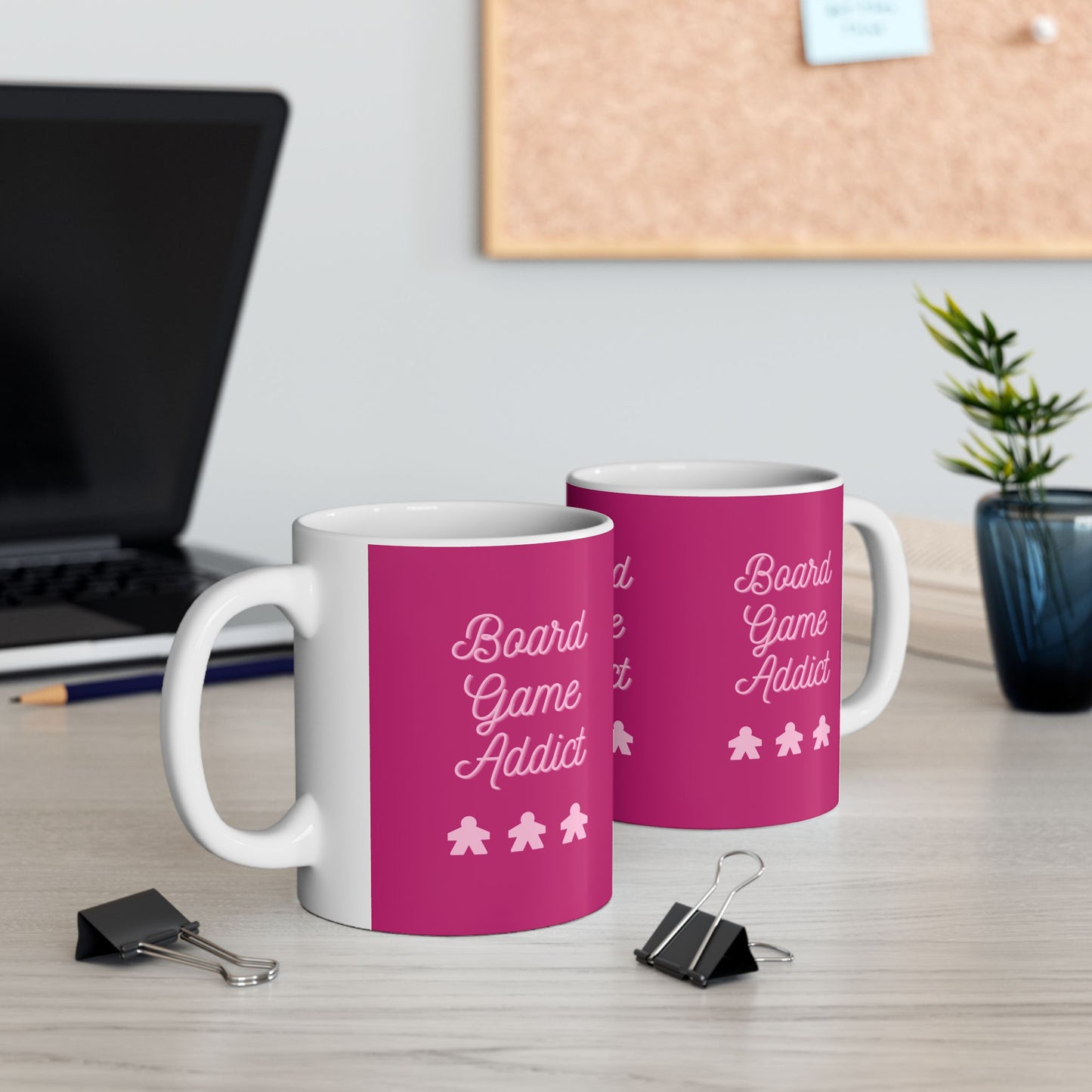 Board Games Addict | Cute and Funny Ceramic Coffee Cup | Gaming Mug | 11oz/0.33 l