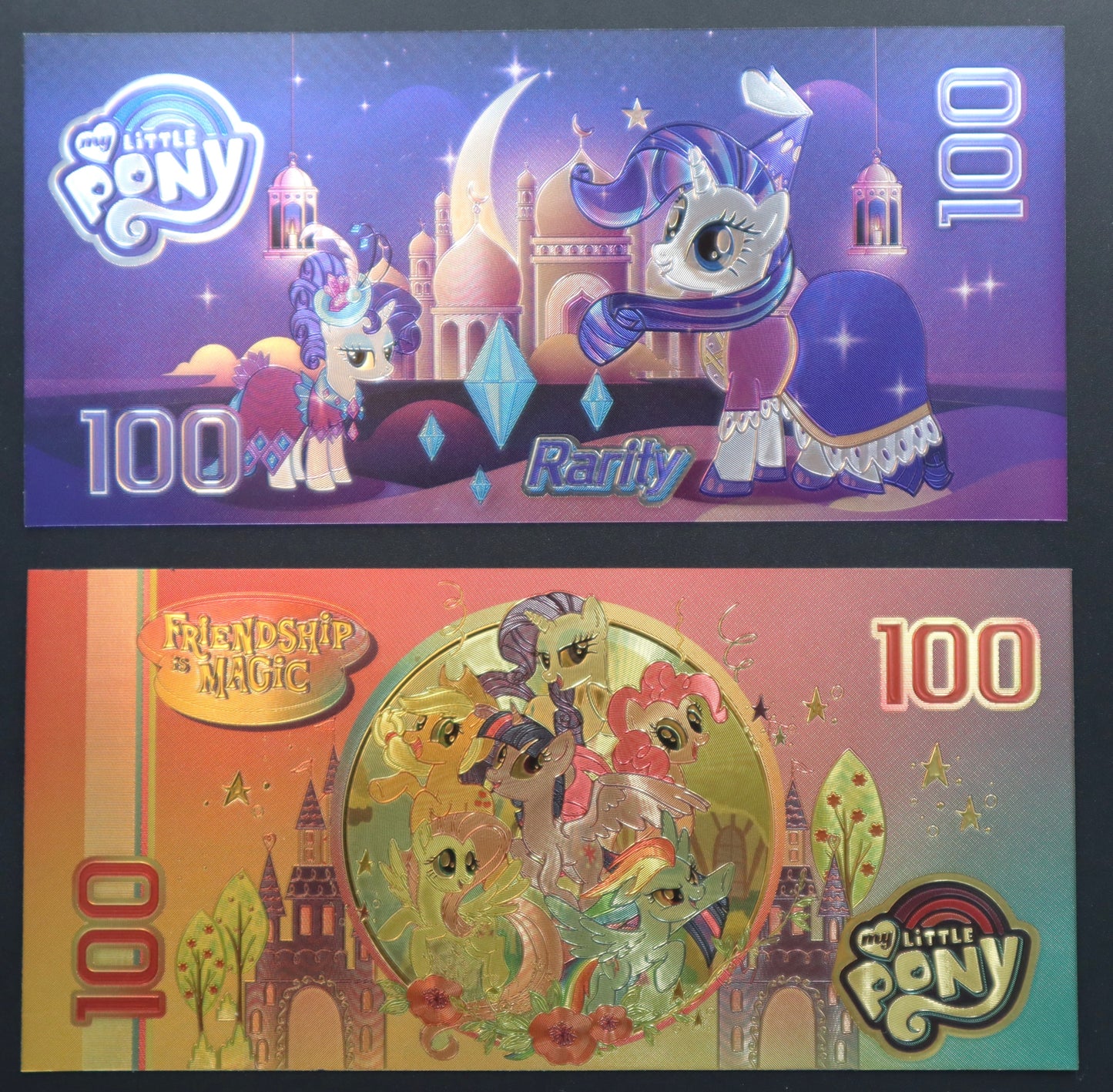 My Little Pony Collectible Golden Foil Banknote