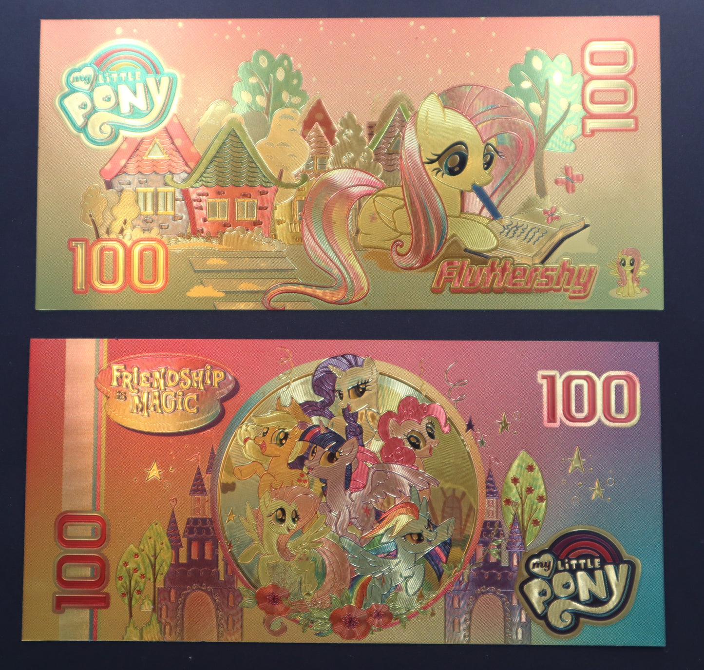 My Little Pony Collectible Golden Foil Banknote