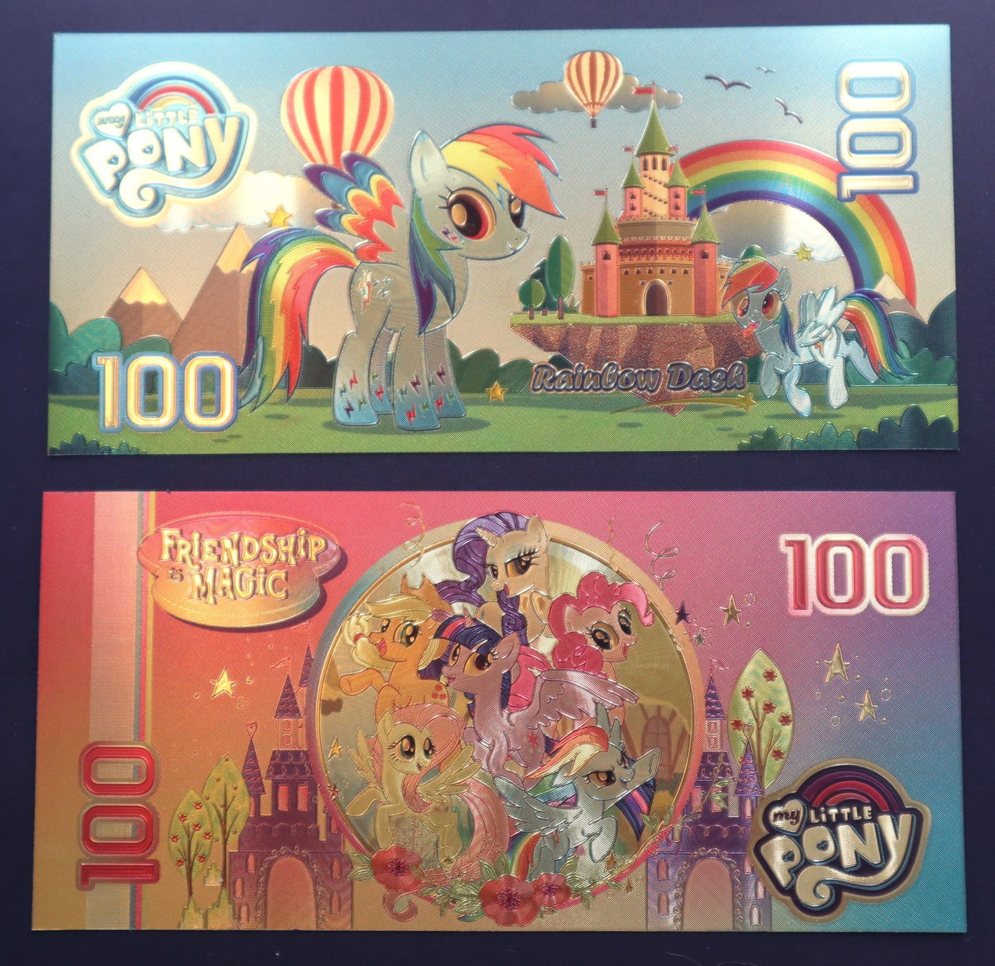 My Little Pony Collectible Golden Foil Banknote