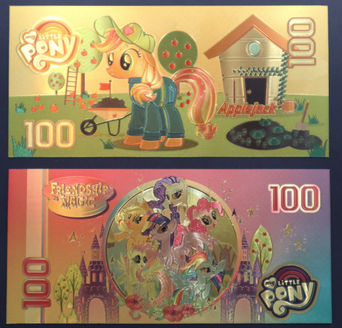 My Little Pony Collectible Golden Foil Banknote