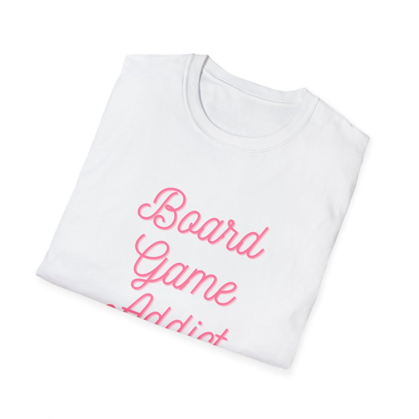 Board Games Addict_Pink | Funny Gaming T shirt | Cute and Funny Unisex Clothing | Gamers T shirt