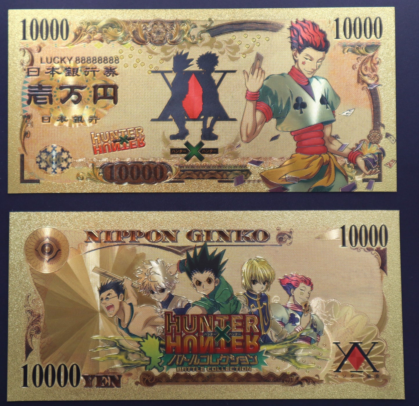 Hunter x Hunter Collectible Golden Foil Banknotes