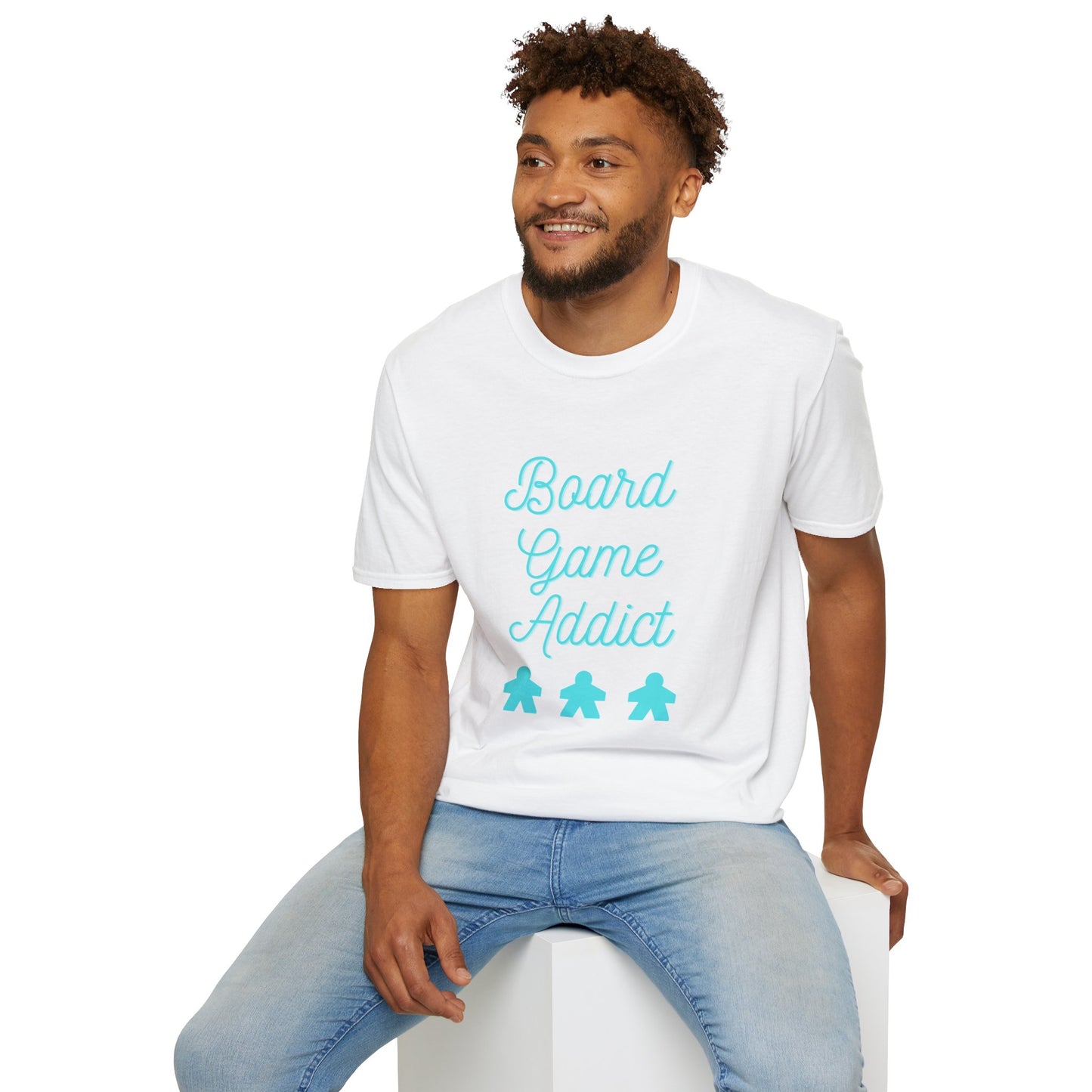 Board Games Addict_Blue | Funny Gaming T shirt | Cute and Funny Unisex Clothing | Gamers T shirt