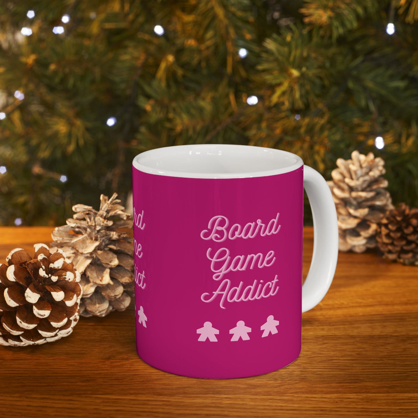 Board Games Addict | Cute and Funny Ceramic Coffee Cup | Gaming Mug | 11oz/0.33 l