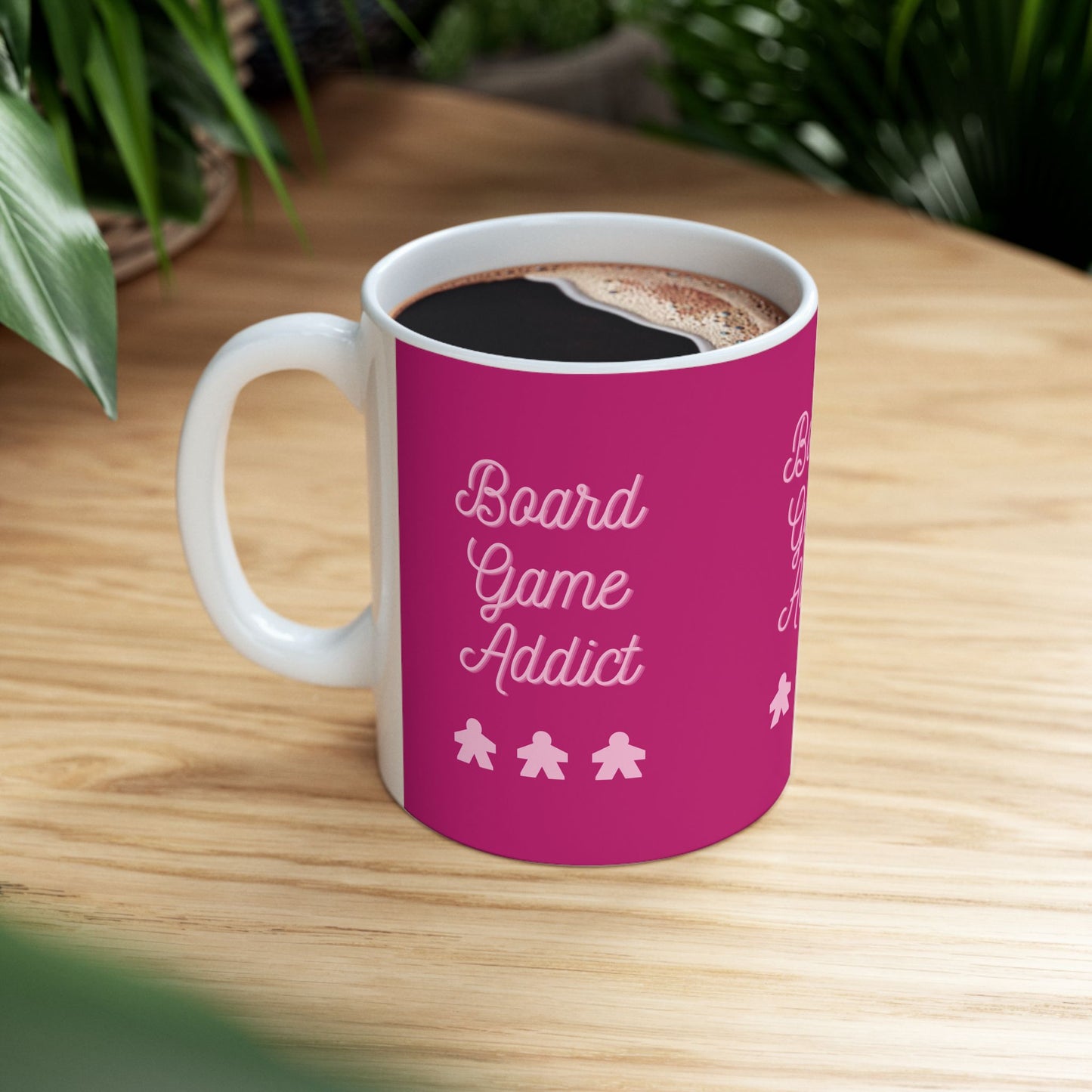 Board Games Addict | Cute and Funny Ceramic Coffee Cup | Gaming Mug | 11oz/0.33 l