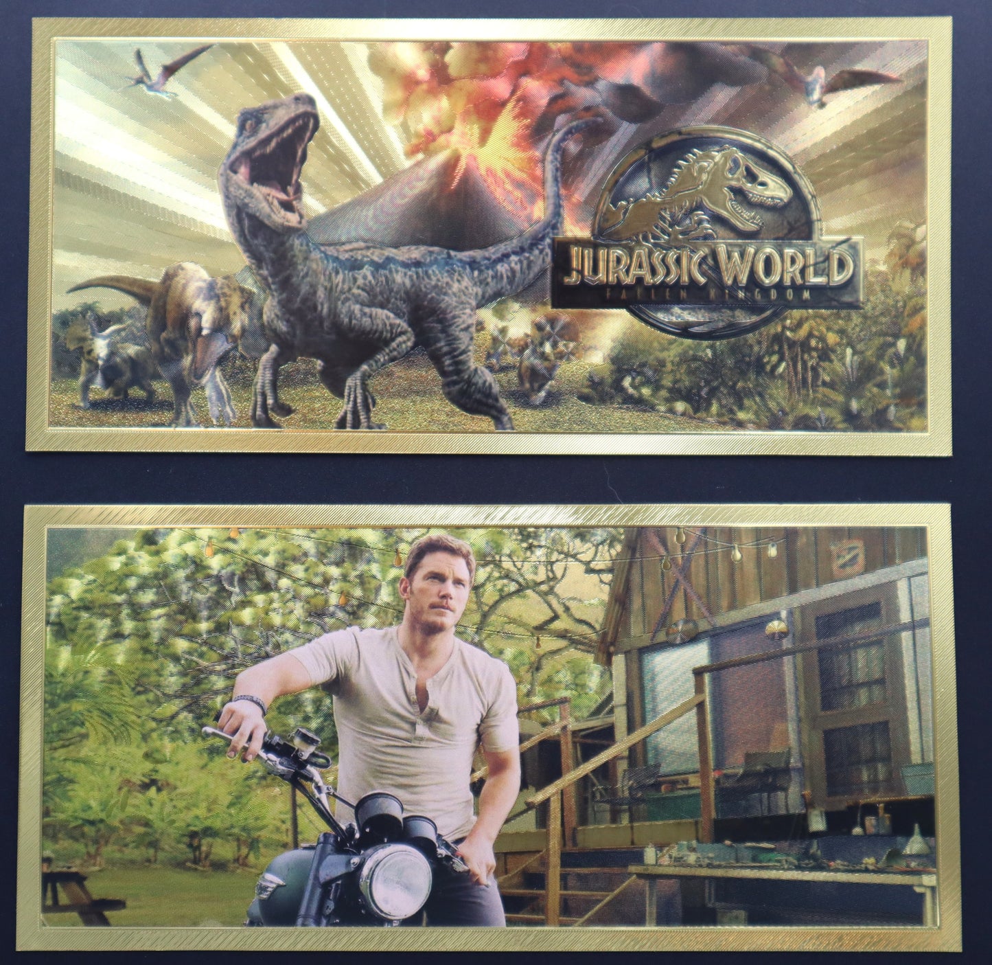Jurassic World Collectible Golden Foil Banknotes