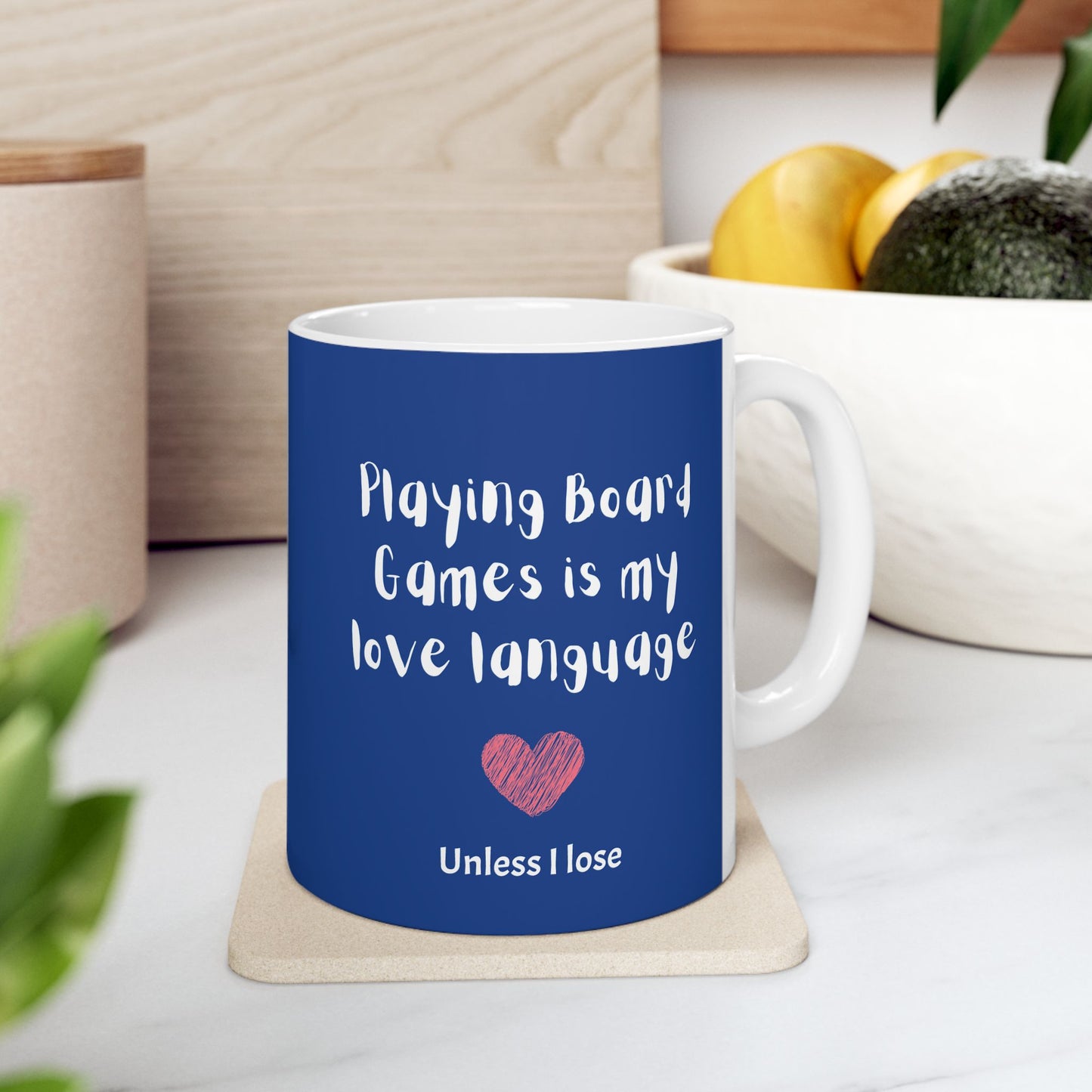 Playing Board Games is My Love Language | Cute and Funny Ceramic Coffee Cup | Gaming Mug | 11oz/0.33 l