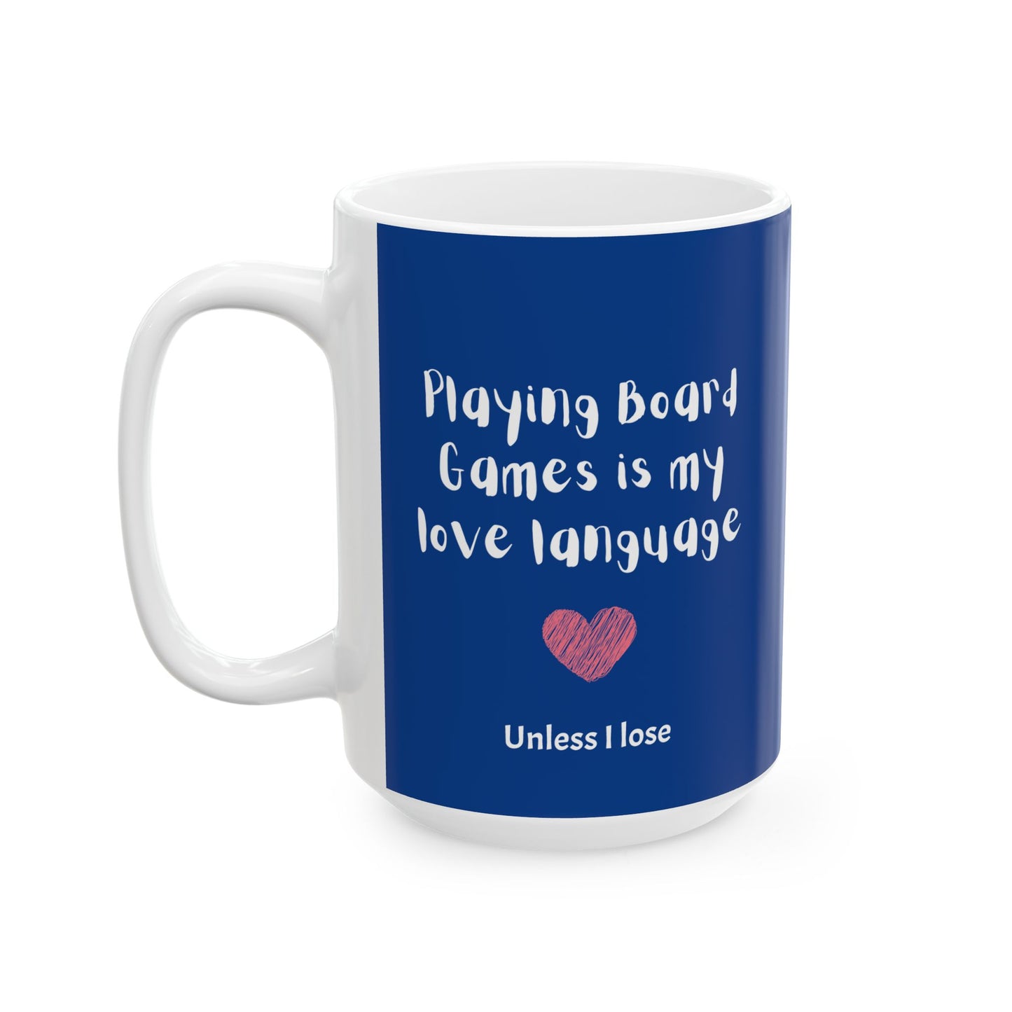 Playing Board Games is My Love Language | Cute and Funny Ceramic Coffee Cup | Gaming Mug | 11oz/0.33 l