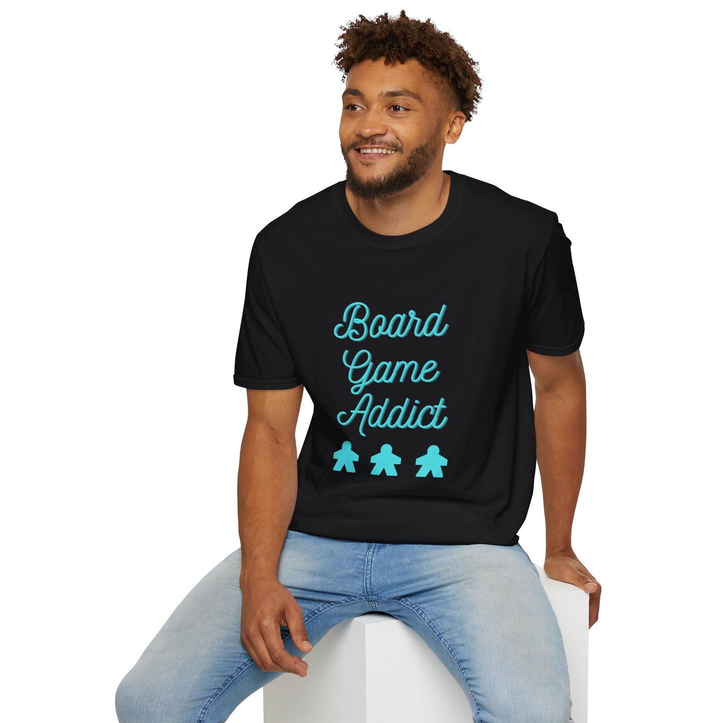 Board Games Addict_Blue | Funny Gaming T shirt | Cute and Funny Unisex Clothing | Gamers T shirt