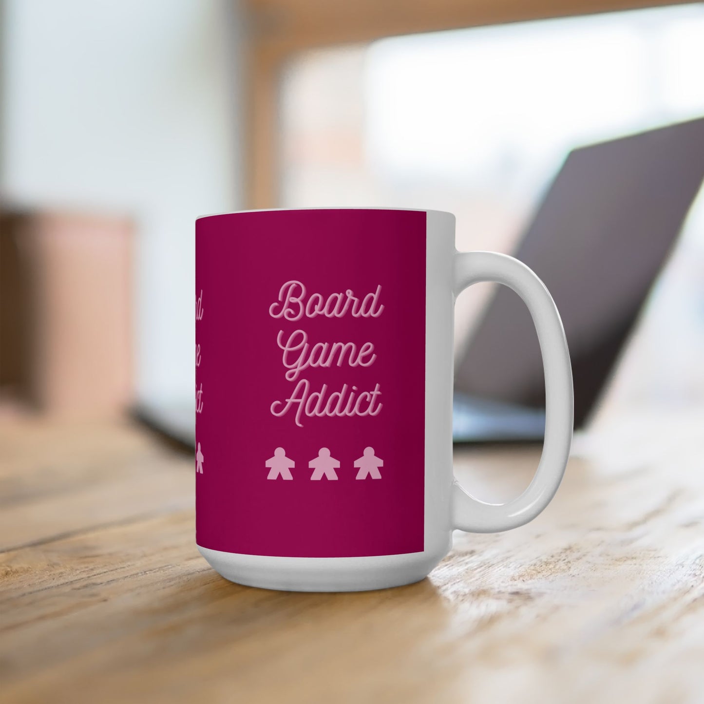 Board Games Addict | Cute and Funny Ceramic Coffee Cup | Gaming Mug | 11oz/0.33 l