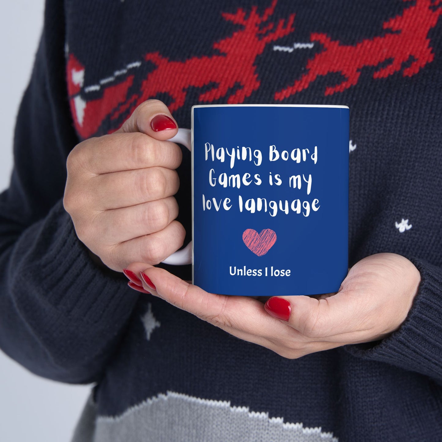 Playing Board Games is My Love Language | Cute and Funny Ceramic Coffee Cup | Gaming Mug | 11oz/0.33 l