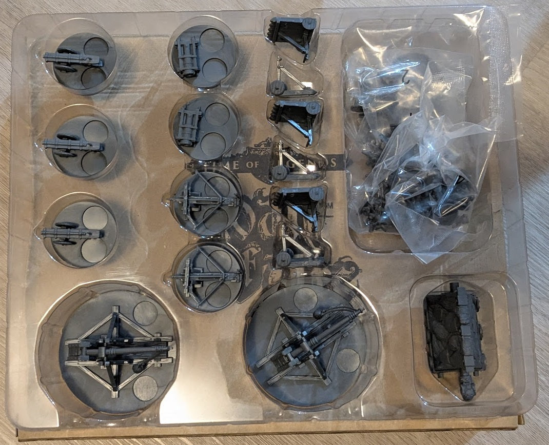 Time of Legends Joan of Arc Siege Equipment Expansion. Miniatures Only!