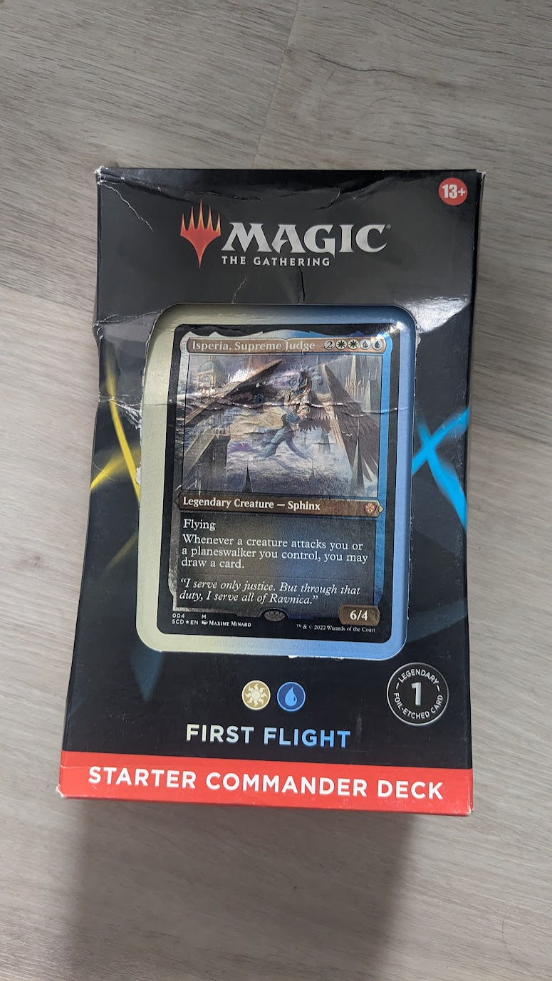 Magic the Gathering Starter Commander 2022 Commander Deck WHITE/BLUE First Flight (SD1)