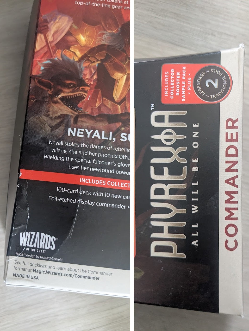 Magic the Gathering Phyrexia All Will Be One Commander Decks Rebellion Rising