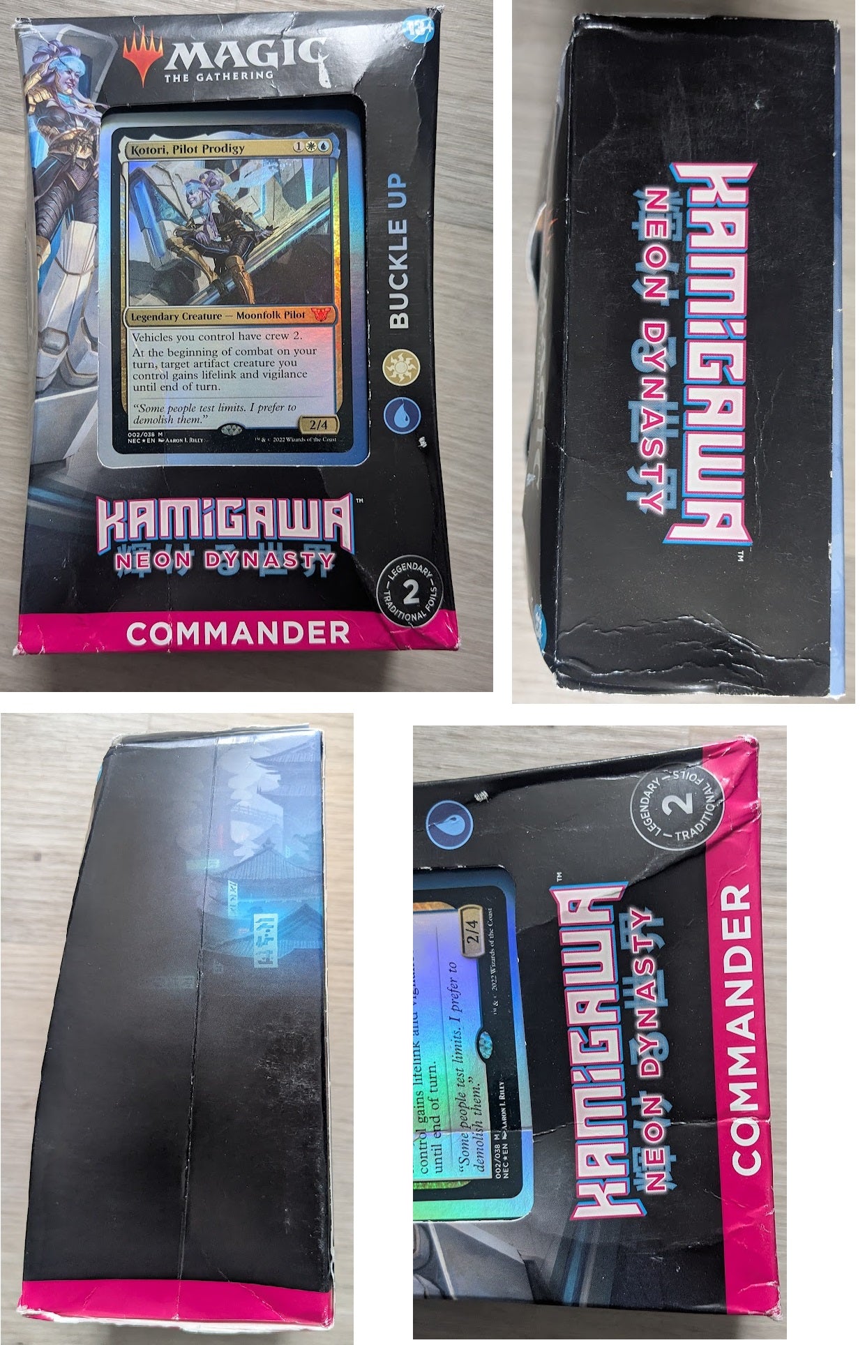 Magic The Gathering: Kamigawa Neon Dynasty Commander Deck Buckle Up