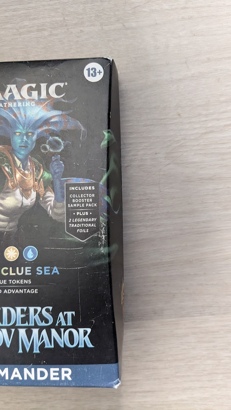 Magic the Gathering Murders at Karlov Manor Commander Deck Deep Clue Sea GREEN/WHITE/BLUE (SD3)