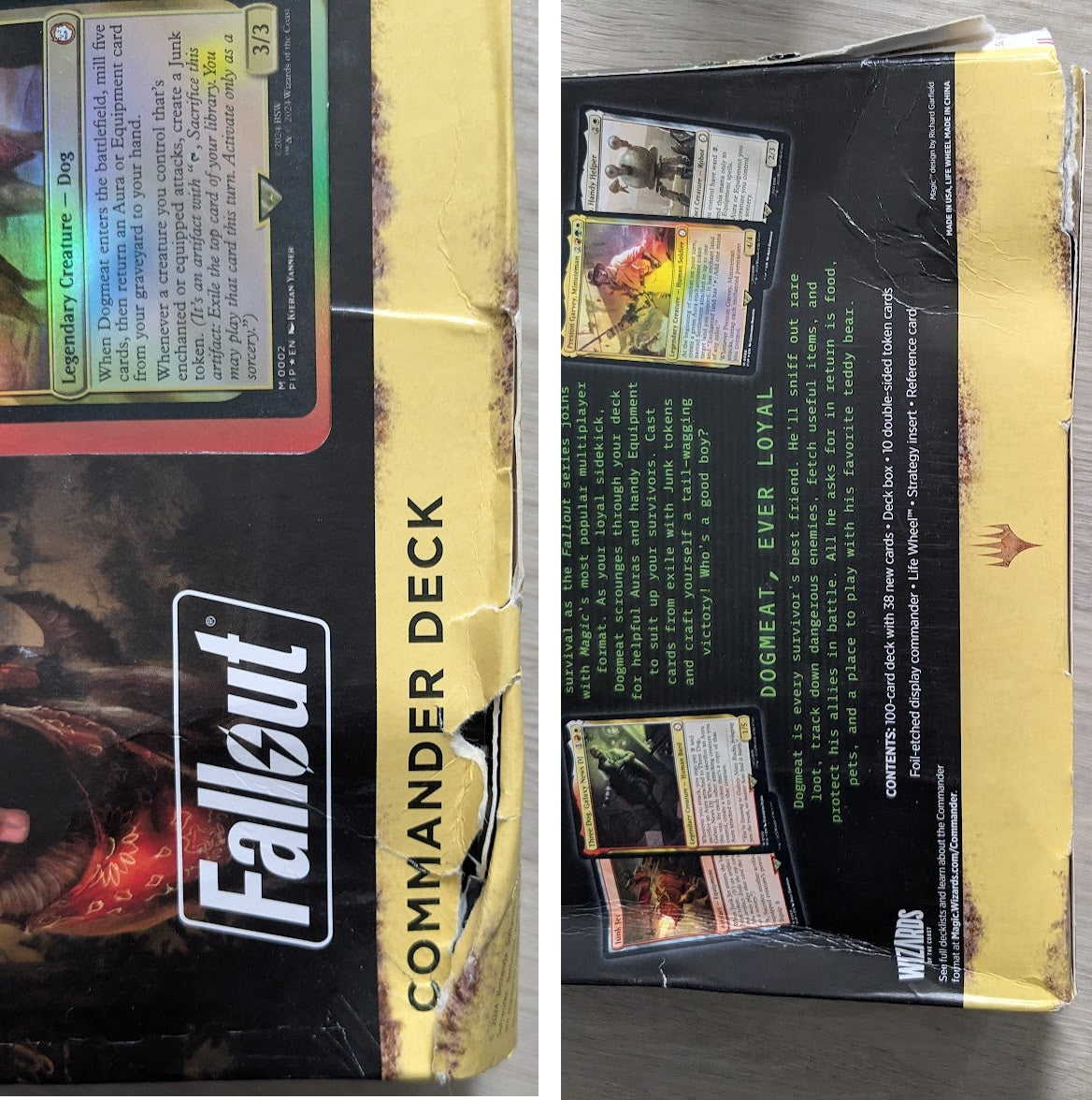 Magic the Gathering Fallout Commander Decks Scrappy Survivors RED/GREEN/WHITE (SD2)