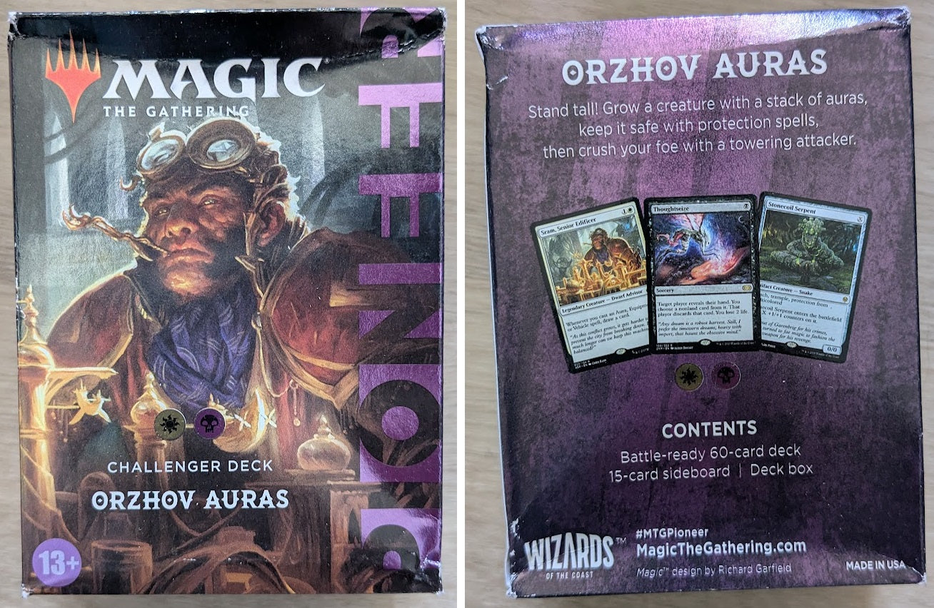 Magic the Gathering Pioneer Challenger Decks 2021 Orzhov Auras