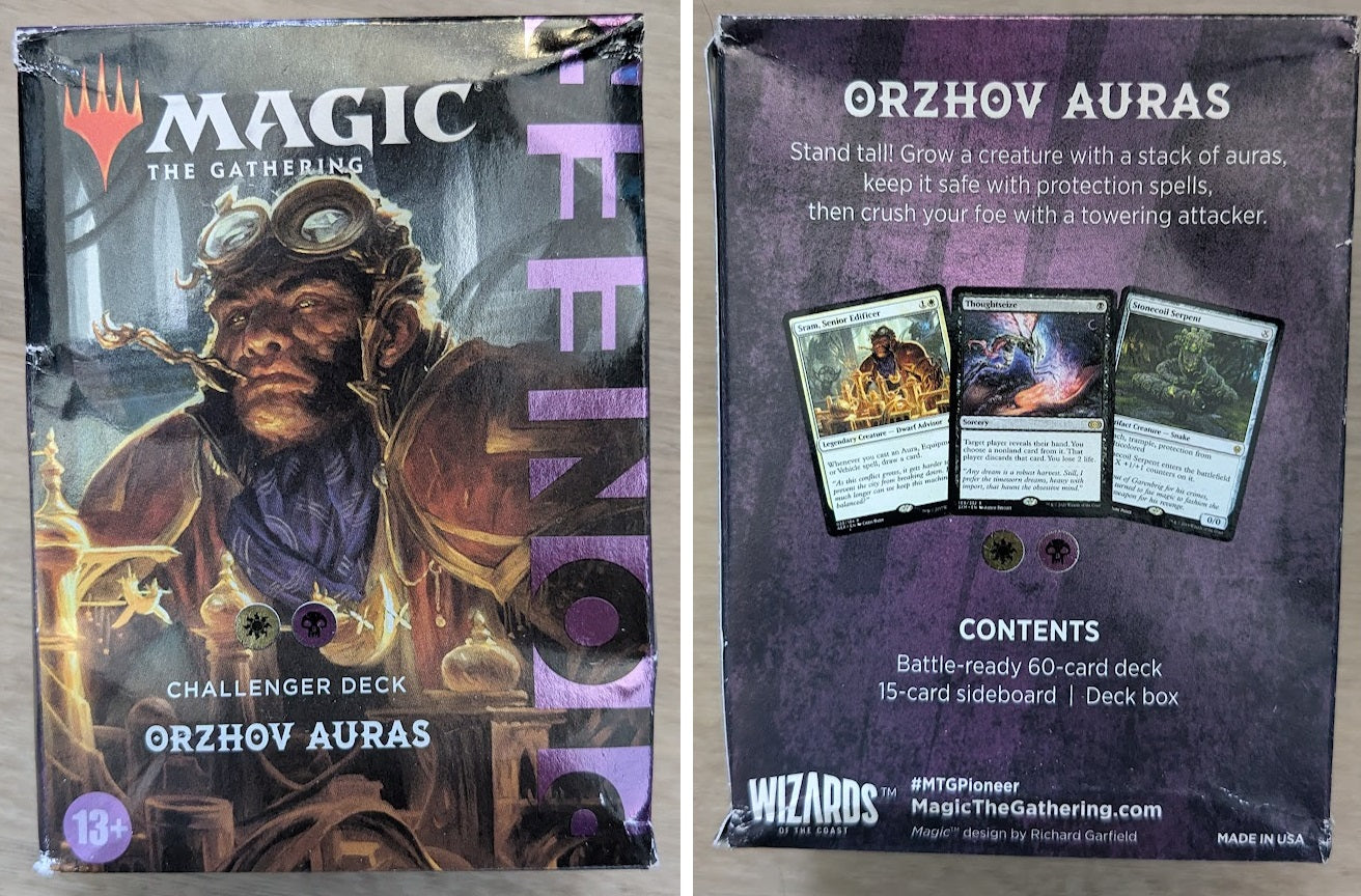 Magic the Gathering Pioneer Challenger Decks 2021 Orzhov Auras