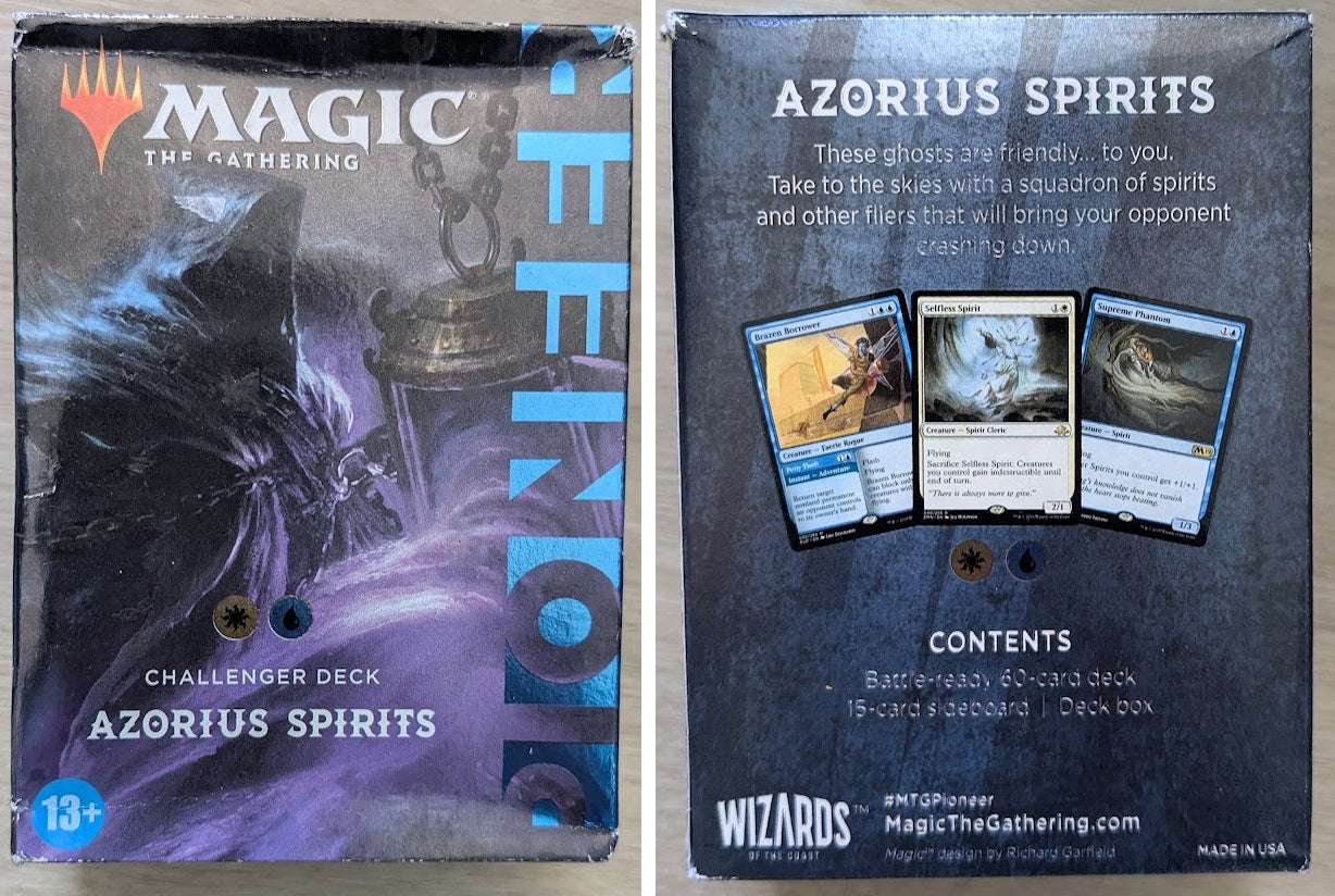 Magic the Gathering Pioneer Challenger Decks 2021 Azorius Spirits