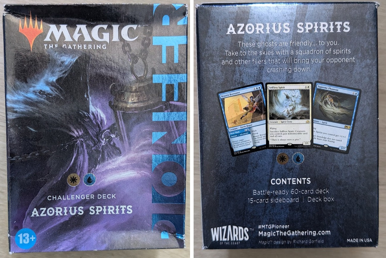 Magic the Gathering Pioneer Challenger Decks 2021 Azorius Spirits
