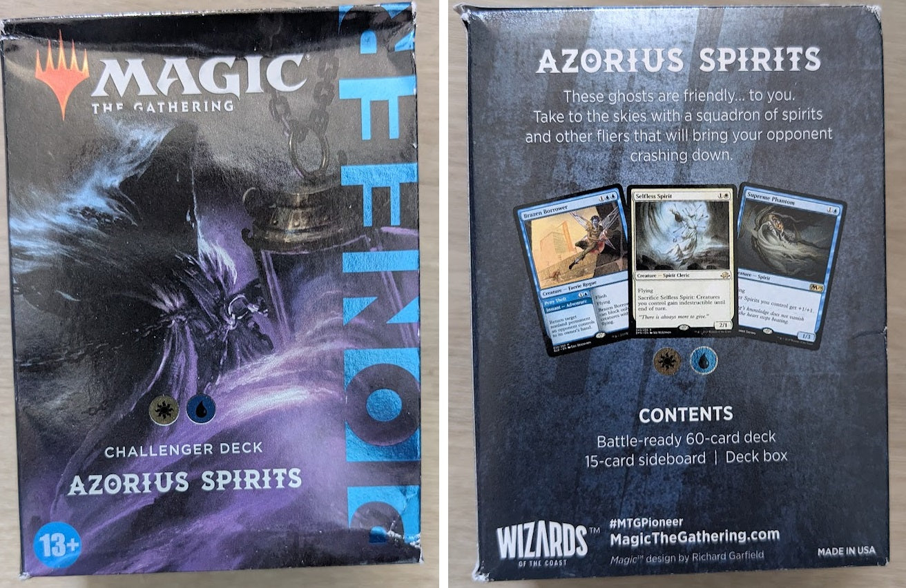 Magic the Gathering Pioneer Challenger Decks 2021 Azorius Spirits