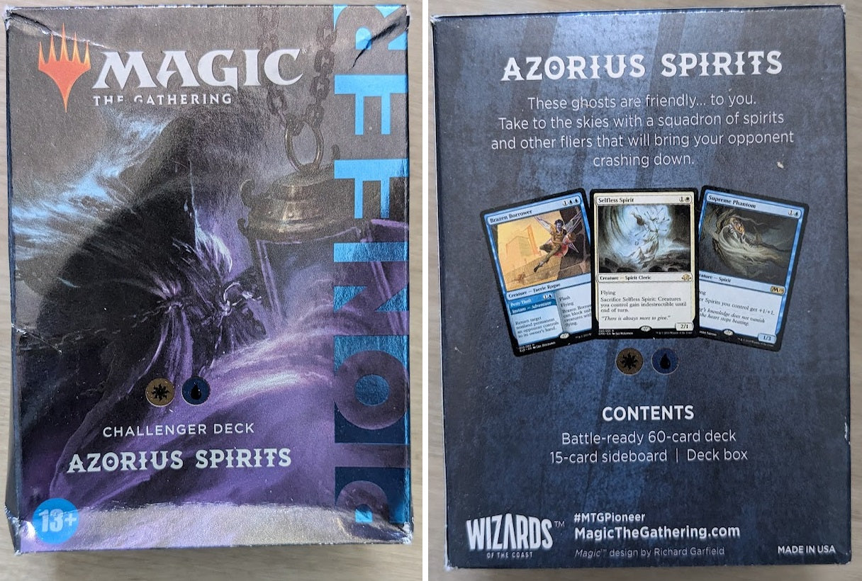 Magic the Gathering Pioneer Challenger Decks 2021 Azorius Spirits