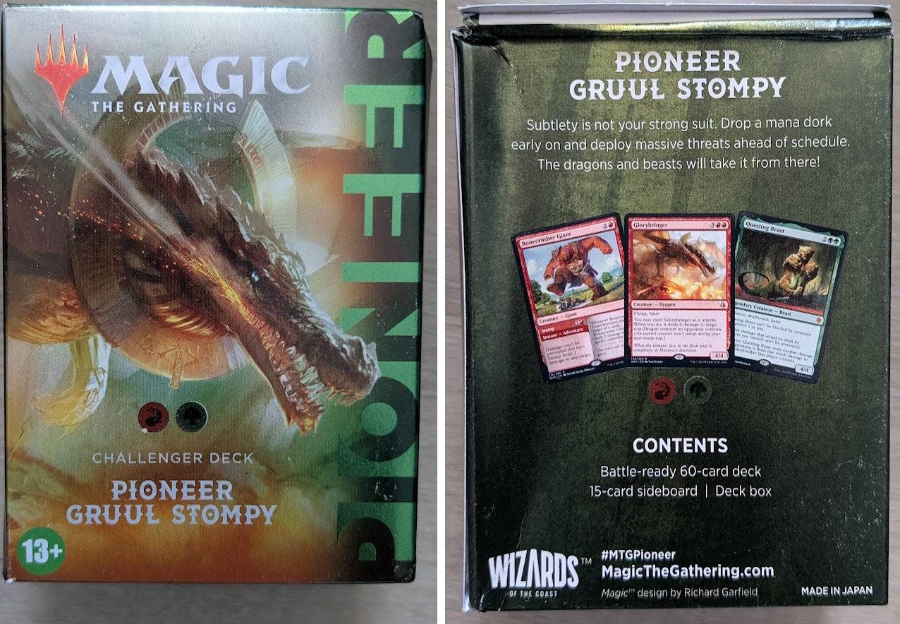 Magic the Gathering Pioneer Challenger Decks 2022 Pioneer Gruul Stompy