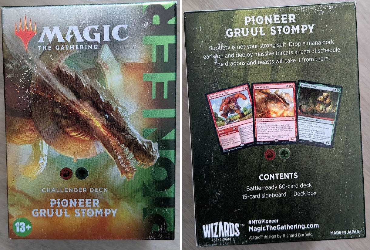Magic the Gathering Pioneer Challenger Decks 2022 Pioneer Gruul Stompy