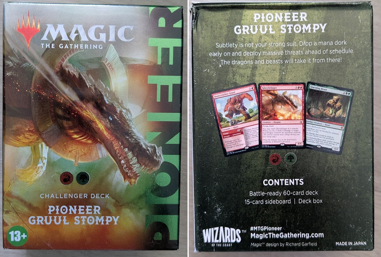 Magic the Gathering Pioneer Challenger Decks 2022 Pioneer Gruul Stompy