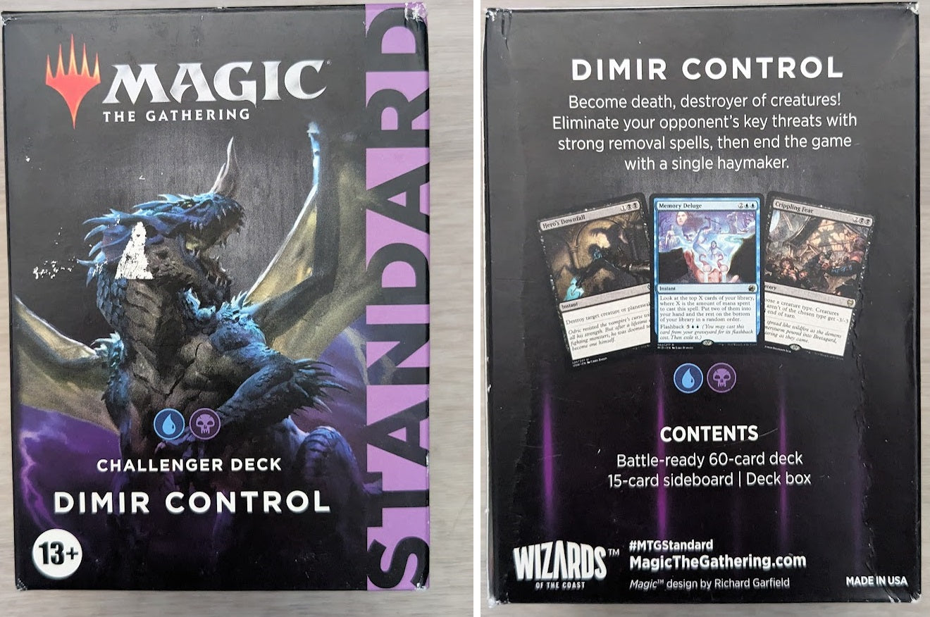 Magic the Gathering Challenger Decks 2022 BLUE/BLACK Dimir Control