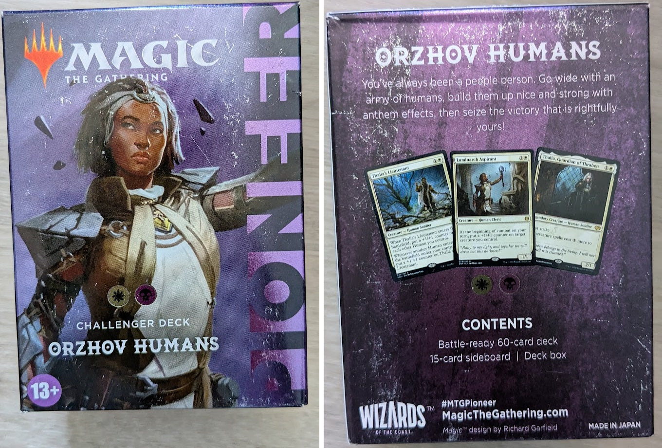 Magic the Gathering Pioneer Challenger Decks 2022 Orzhov Humans