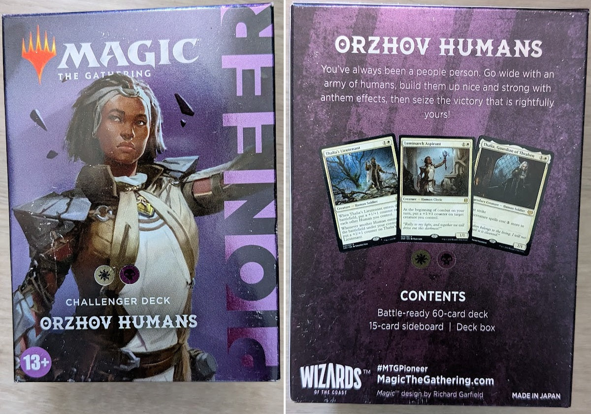 Magic the Gathering Pioneer Challenger Decks 2022 Orzhov Humans
