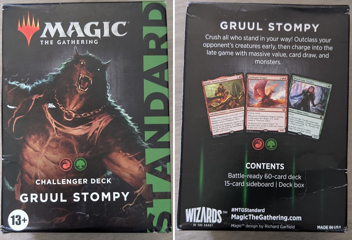 Magic the Gathering Challenger Decks 2022 RED/GREEN Gruul Stompy