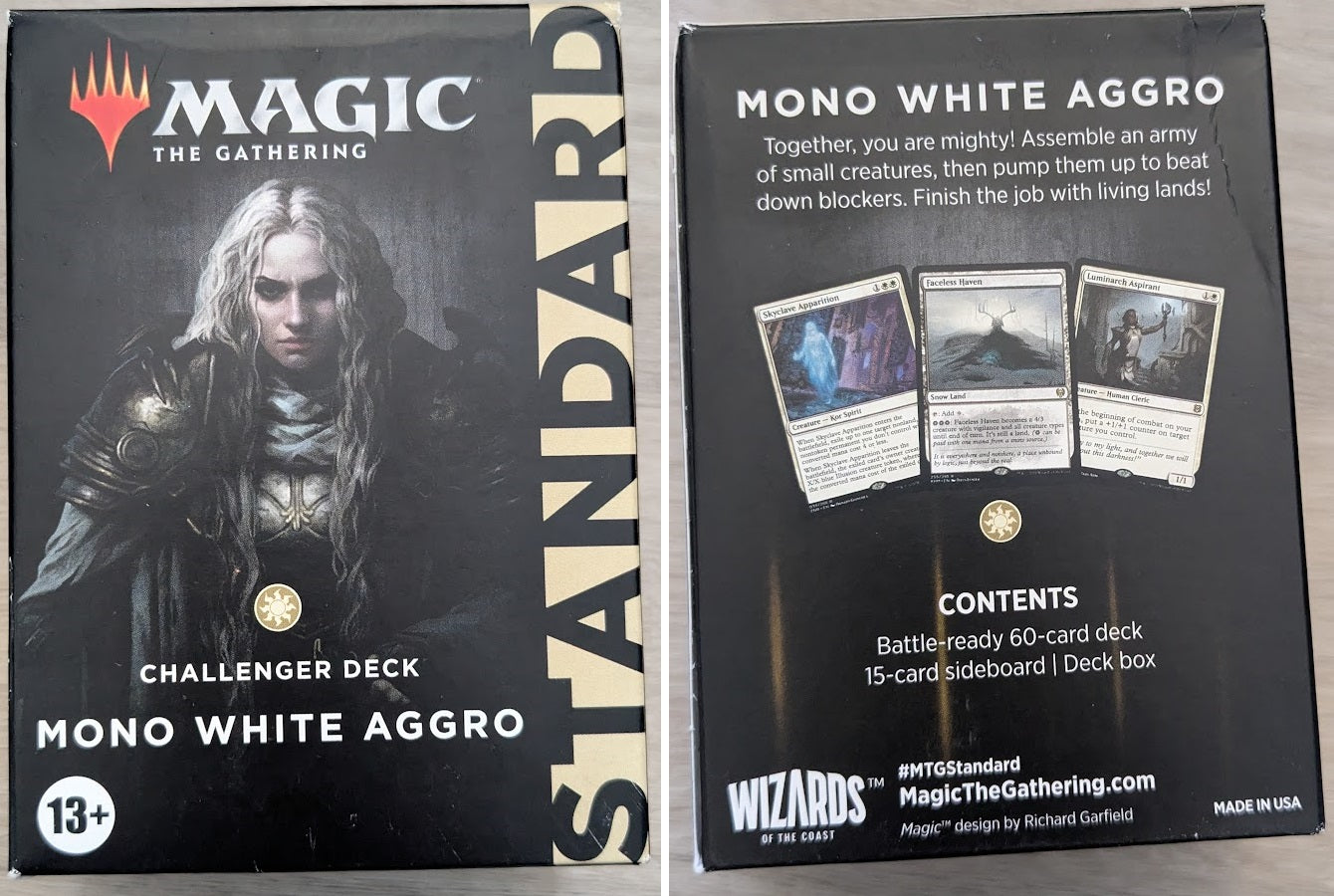 Magic the Gathering Challenger Decks 2022 WHITE Mono White Aggro